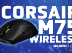 Supere a concorrência com o mouse sem fio M75 da Corsair