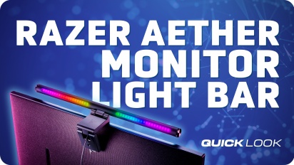 Razer Aether Monitor Light Bar (Quick Look) - Imersão Completa